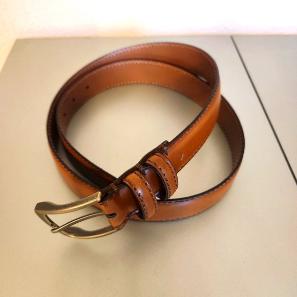 NWOT Joseph Abboud Leather Belt- Sz 38 - Picture 3 of 6
